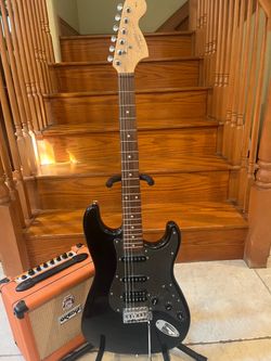 Squier Affinity Stratocaster w/ Orange Crush 12 Amp