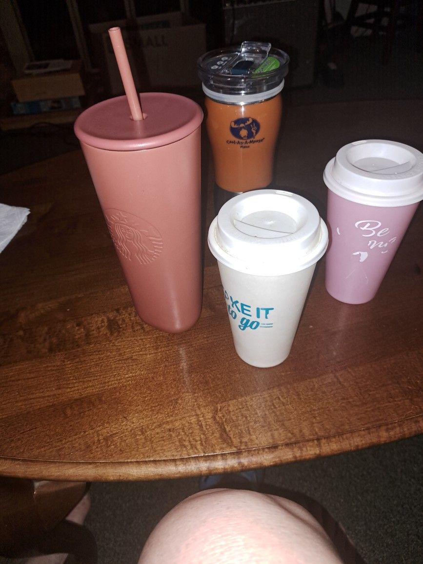 Four Commuter Cups