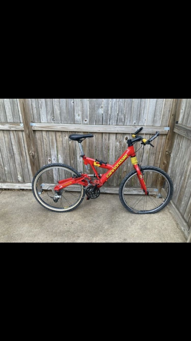 Vintage Cannondale Super V 500 Dual Suspension Mountain Bike Project