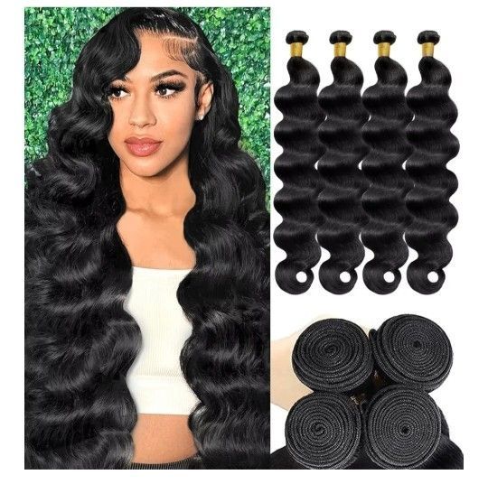 12A Humain Hair Bundles 20 22 24 26inch Body Wave