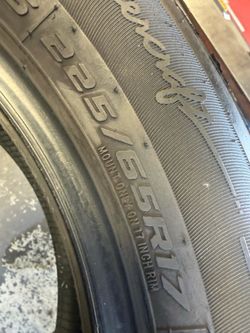 225/65/17 (2 Tires) $40.00/ Each