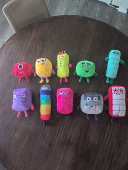 Number Block Plushie (1-10) set