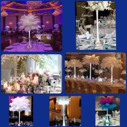 Eiffel tower centerpiece vases - 20" Tall