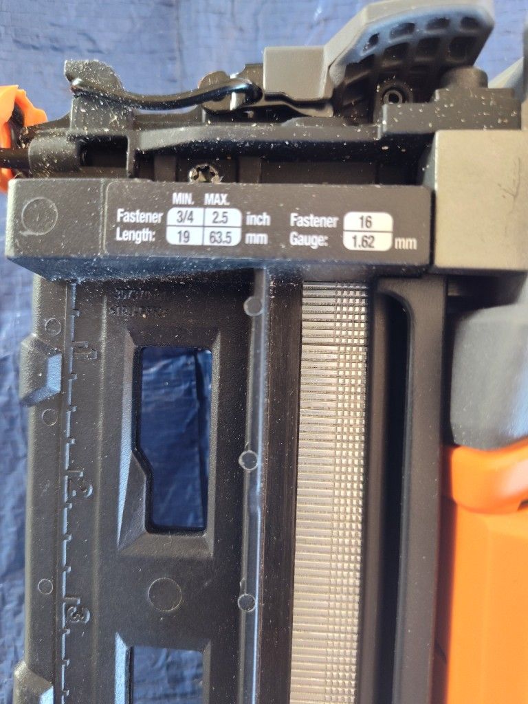 Ridgid 18v Finishing 16g 