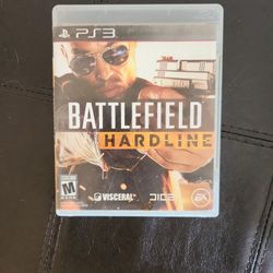 PS3 Battlefield Hardline
