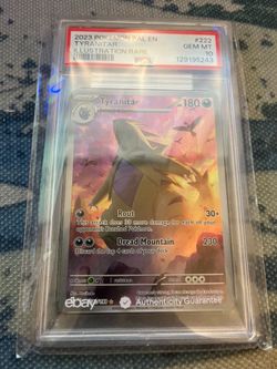 Pokemon Tyranitar Paldea Evolved PSA 10