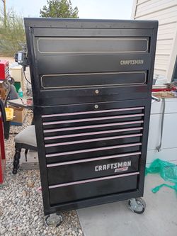 Craftsman Ball Bearing Black Tool Box  34" X  62" ~ CAN