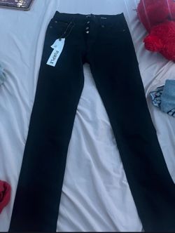 purple jeans