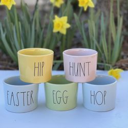 Rae Dunn Easter ramenkins cup set - set of 5