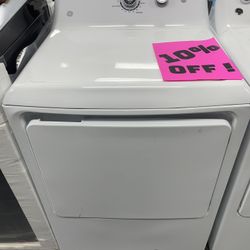 TOPLOAD GE ELECTRIC WHITE DRYER