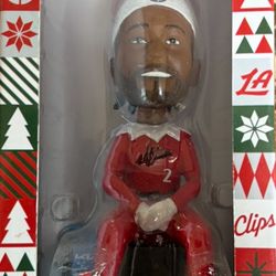 2024-25 Season Kawhi Leonard Los Angeles Clippers Limited Edition Bubblehead. Law On The Wall. Christmas Ornament. New. 