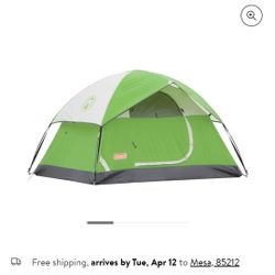 Coleman Sundome 2 Person Weatherproof Dome Tent With E Port