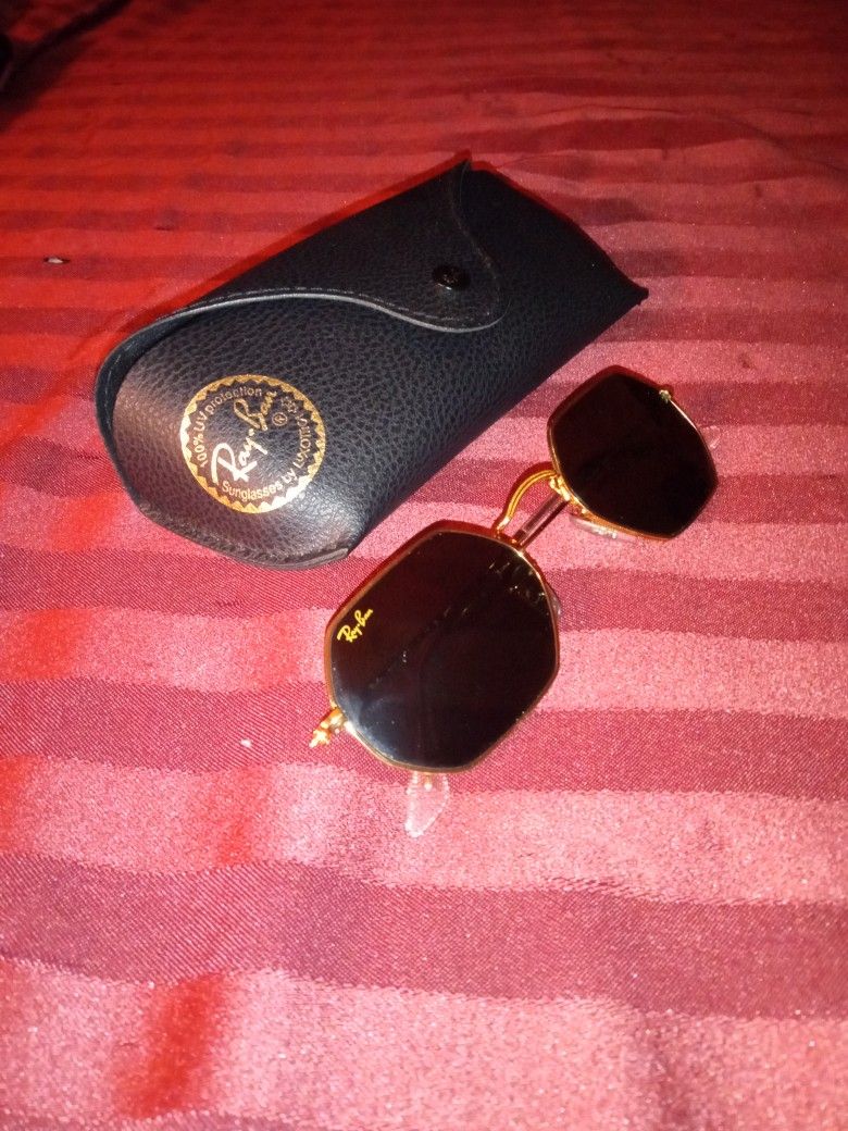 Raybans Sunglasses OCTAGONAL LEGEND GOLD