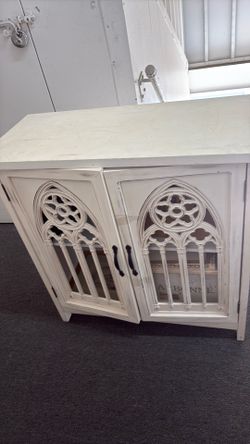 Beautiful Cathedral Window Cabinet