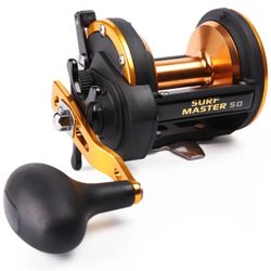 Sougayilang Trolling Fishing Reel 6.0:1 Super-High Speed Graphite3 Ball Bearing Max Drag Power 25kg Fishing Reel for Salwater and freshwater