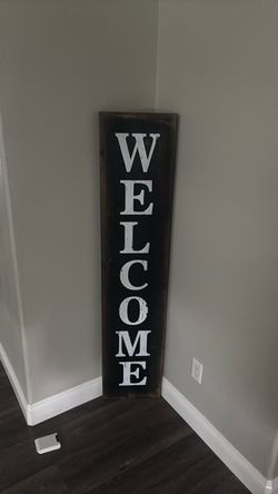welcome sign