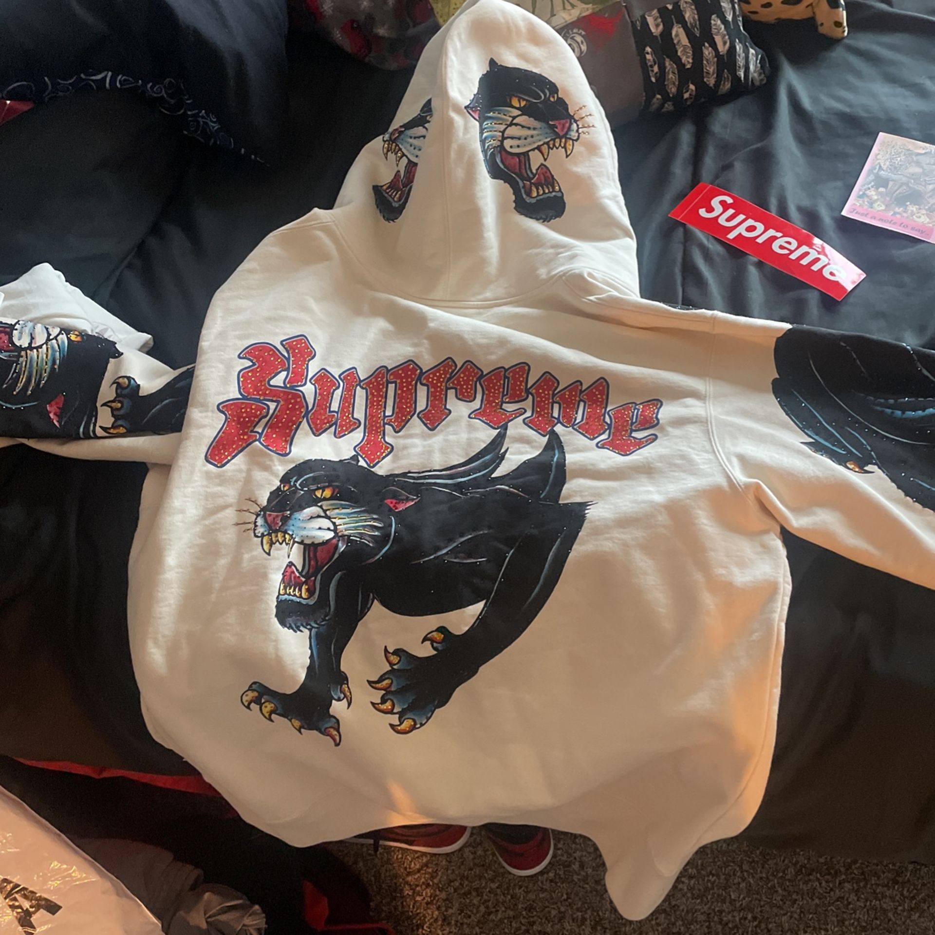 Supreme Zip Up Panther Crème Medium