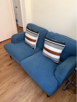 Blue couch