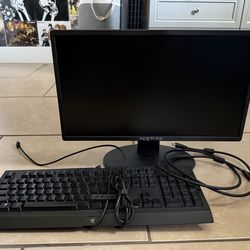 Monitor + Keyboard