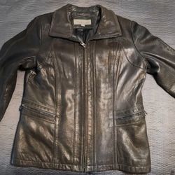 Womens Leather Jacket,  Size Large