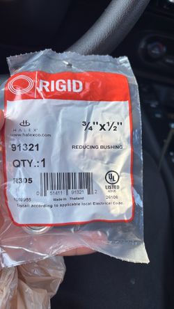 Rigid reducing bushing