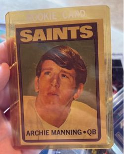 Archie Manning Saints Rookie Card