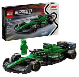 Lego speed champions aston martin aramco f1 amr24 race car