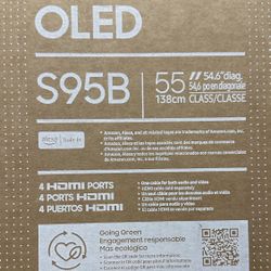 Samsung 55 inch OLED 4K TV smart S95b 