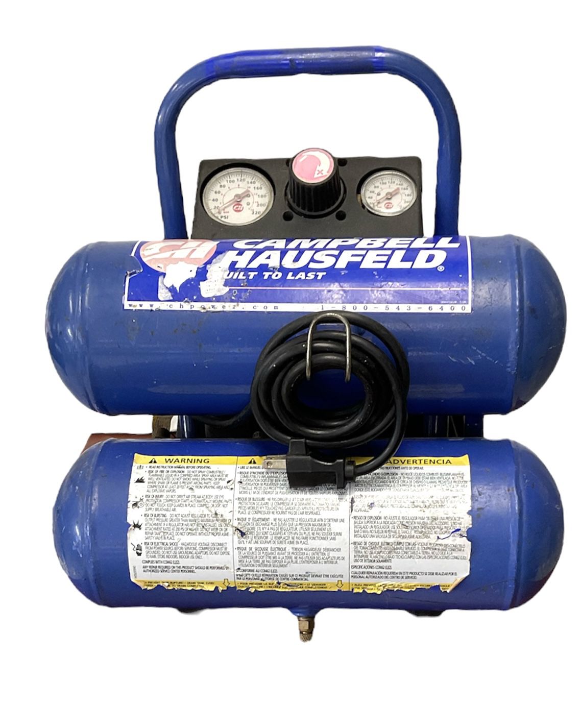 Campbell Hausfeld Air Compressor (2 Gallon)  / 120 V 