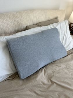 Organic Cotton Premium Memory Foam Pillow - Ergonomic, Spine Support