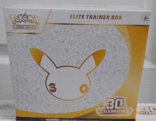1 Pokemon 30th Celebration Elite Trainer Box