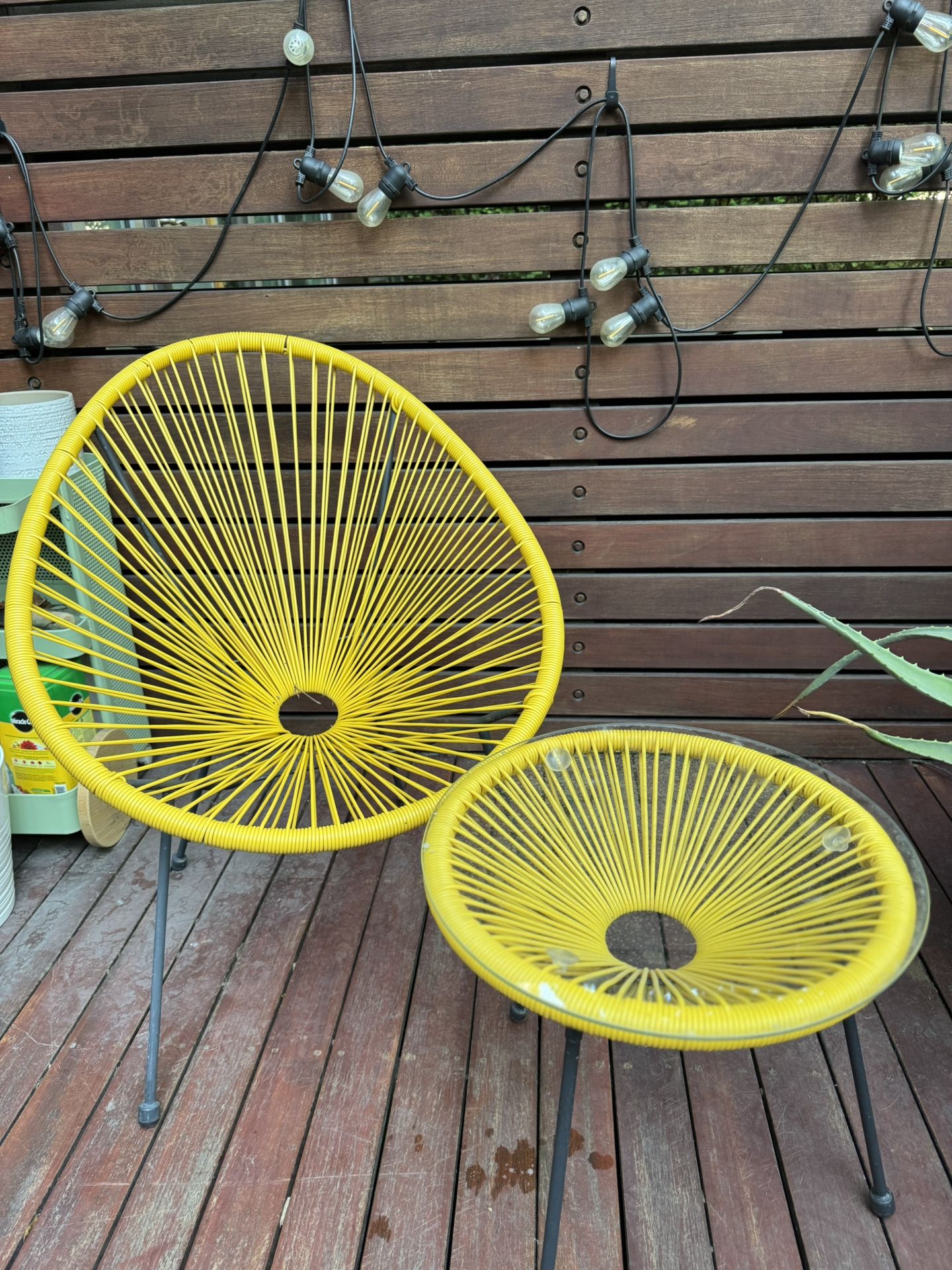 Outdoor Chair And Table Set