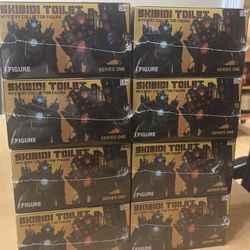Skibidi Toilet Mystery Collector Figure - Series 1 One - Lot of 8 SEALED