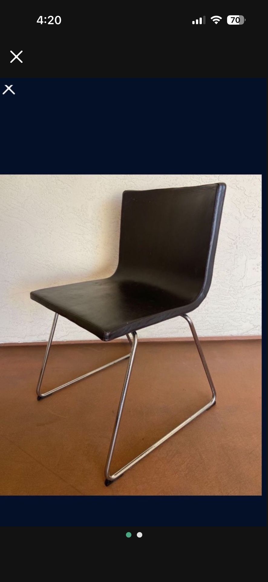 One Leather Dining desk office chair