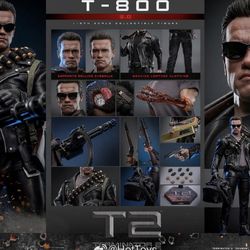 Hot Toys - T-800 / 2.0 T2 - Terminator- New in box