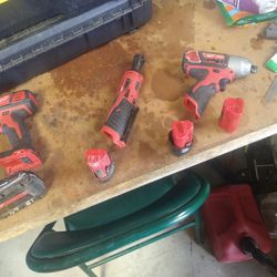 Milwaukee M12s Impact Driver And Impact Wrench