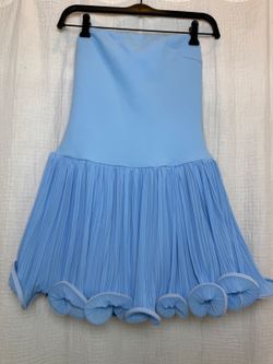 Hello Molly One Martini Strapless Playsuit Blue Size S NWT