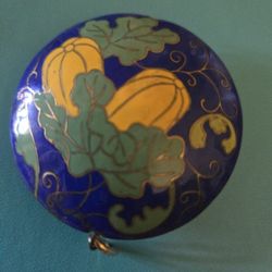 Vintage  Cloisonne  E Pendant
