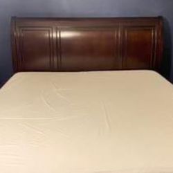 Ashley furniture solid wood king size bed Frame