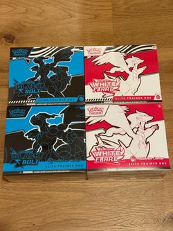 Pokemon Black Bolt & White Flare ETBs