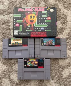 Super nintendo games 35 each