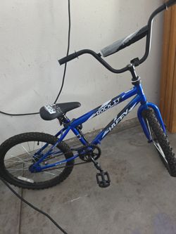 Puffy blue bike