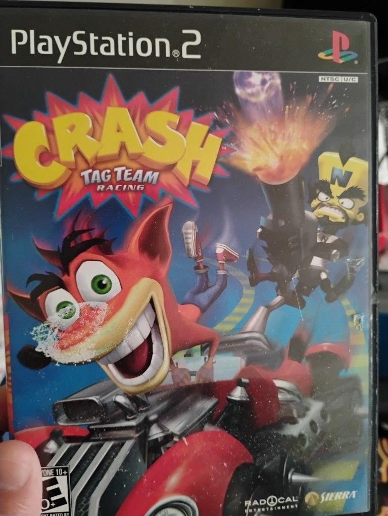 Crash Bandicoot Tag Team Racing For PS2 