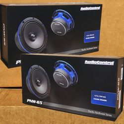 AudioControl PNW Car Speakers 2 Sets 6 1/2 Inch 2-Way Coaxial Speaker System 200 Watts Package PNW-65 🚨 Payment Options Available 🚨 