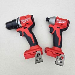 Milwaukee 18V Brushless Compact Drill And Impact Driver 