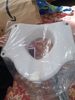Drive Medical Raised Toilet Seat and bars