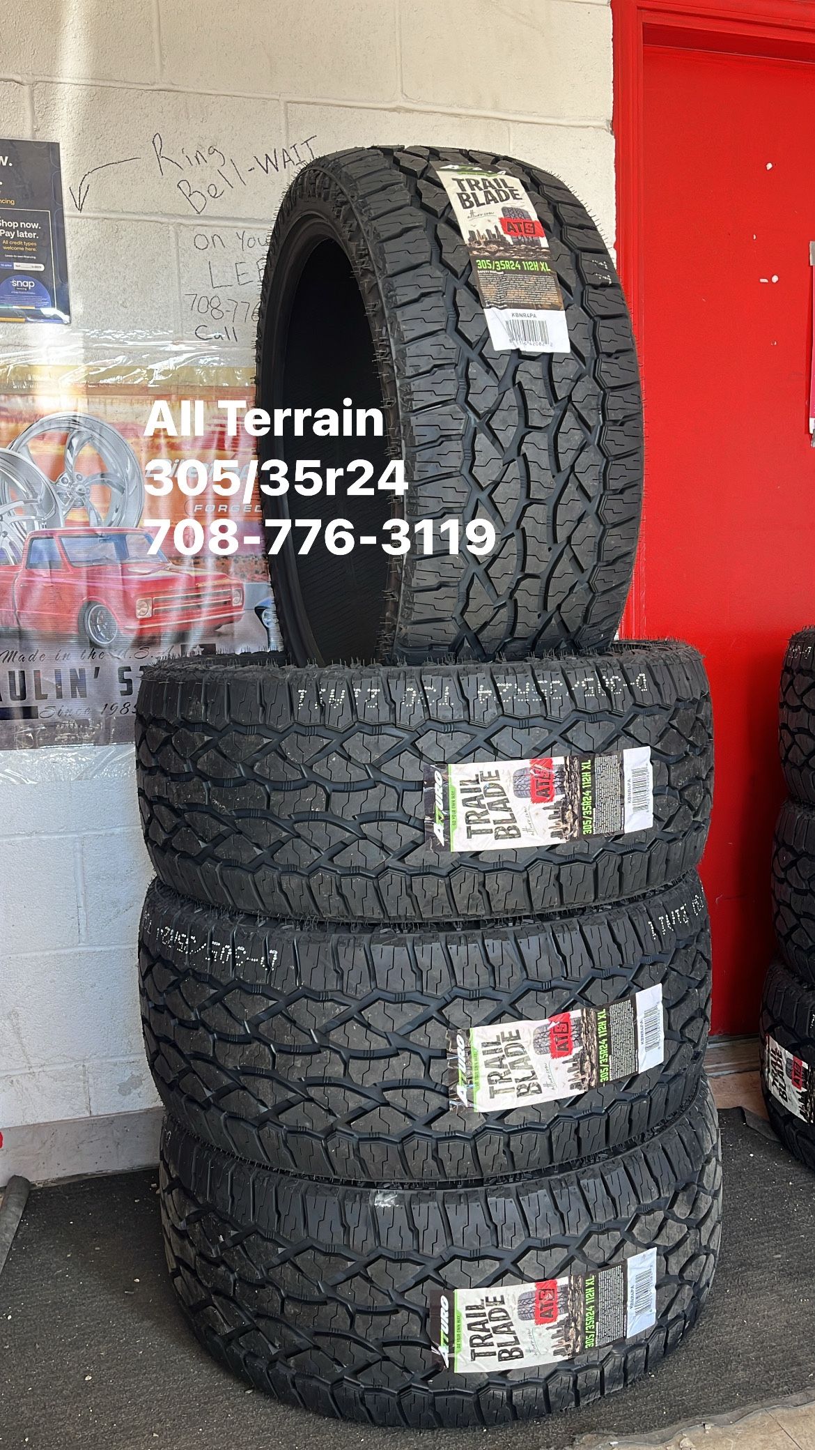 Todo Terreno 305/35r24 Atturo ATS Las 4 llantas. Nuevas. Instaladas. Balanciadas. En Pagos.