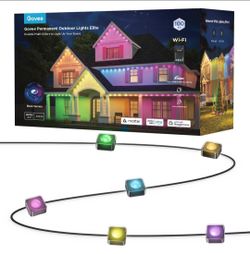 Govee 100ft RGBICW Black Permanent Outdoor Lights Elite
