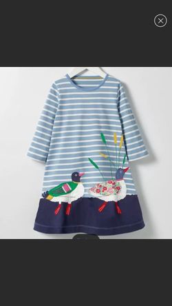 NWT duck dress size 4T 5T 6 7