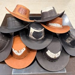 Leather Hats 100% Leather 